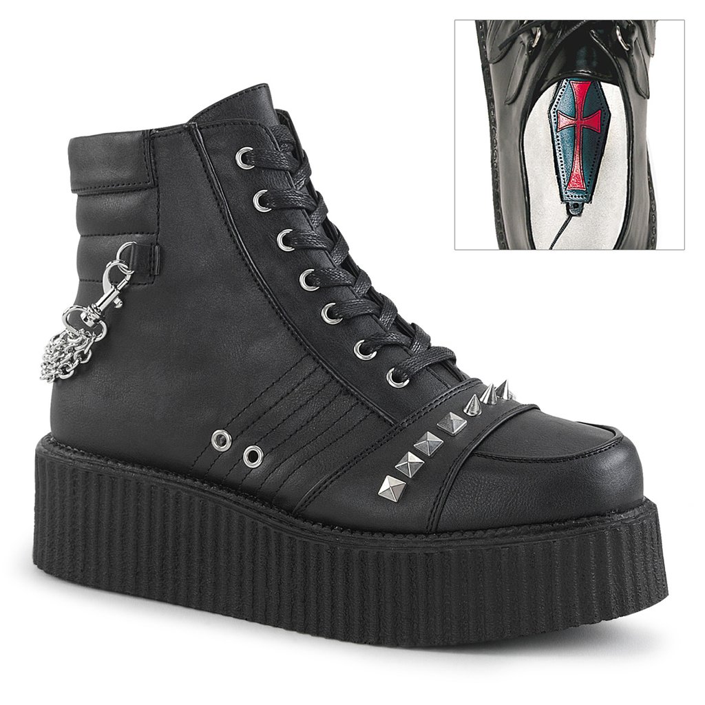 Creepers Demonia V Creeper 565 Panske - Čierne | SK-114353